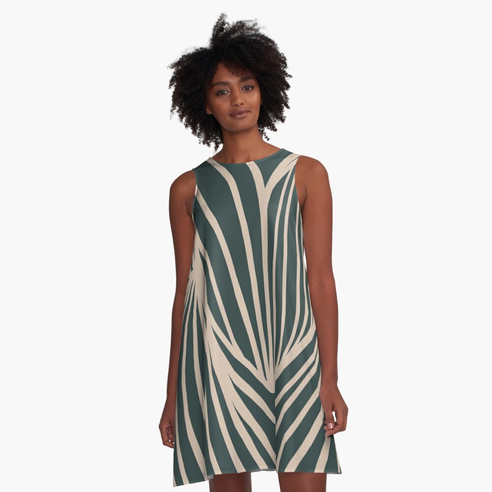 Double Tunnel - Green A-Line Dress