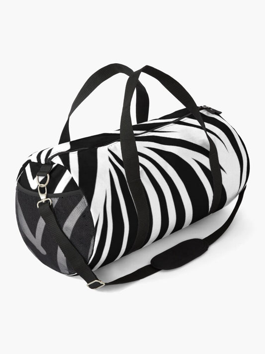 Double Tunnel - Black/White Duffle Bag